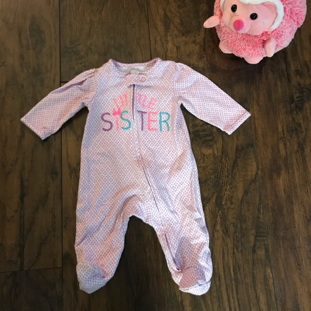 Little Sister zip footies